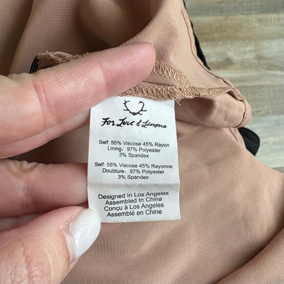 For Love & Lemons Black Skater Skirt Size S - Picture 5 of 7